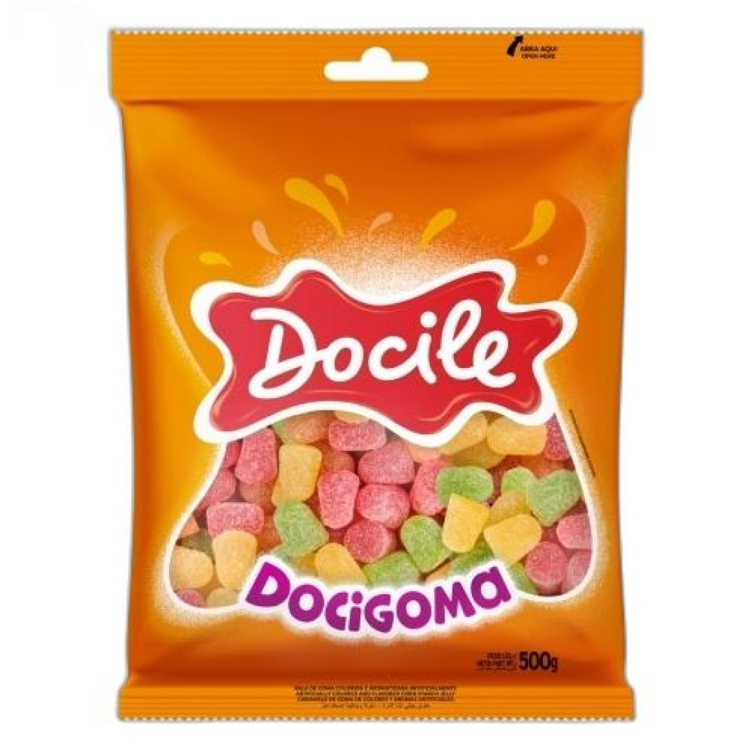 Detalhes do produto Goma Docigoma Sino 500Gr Docile Sortido