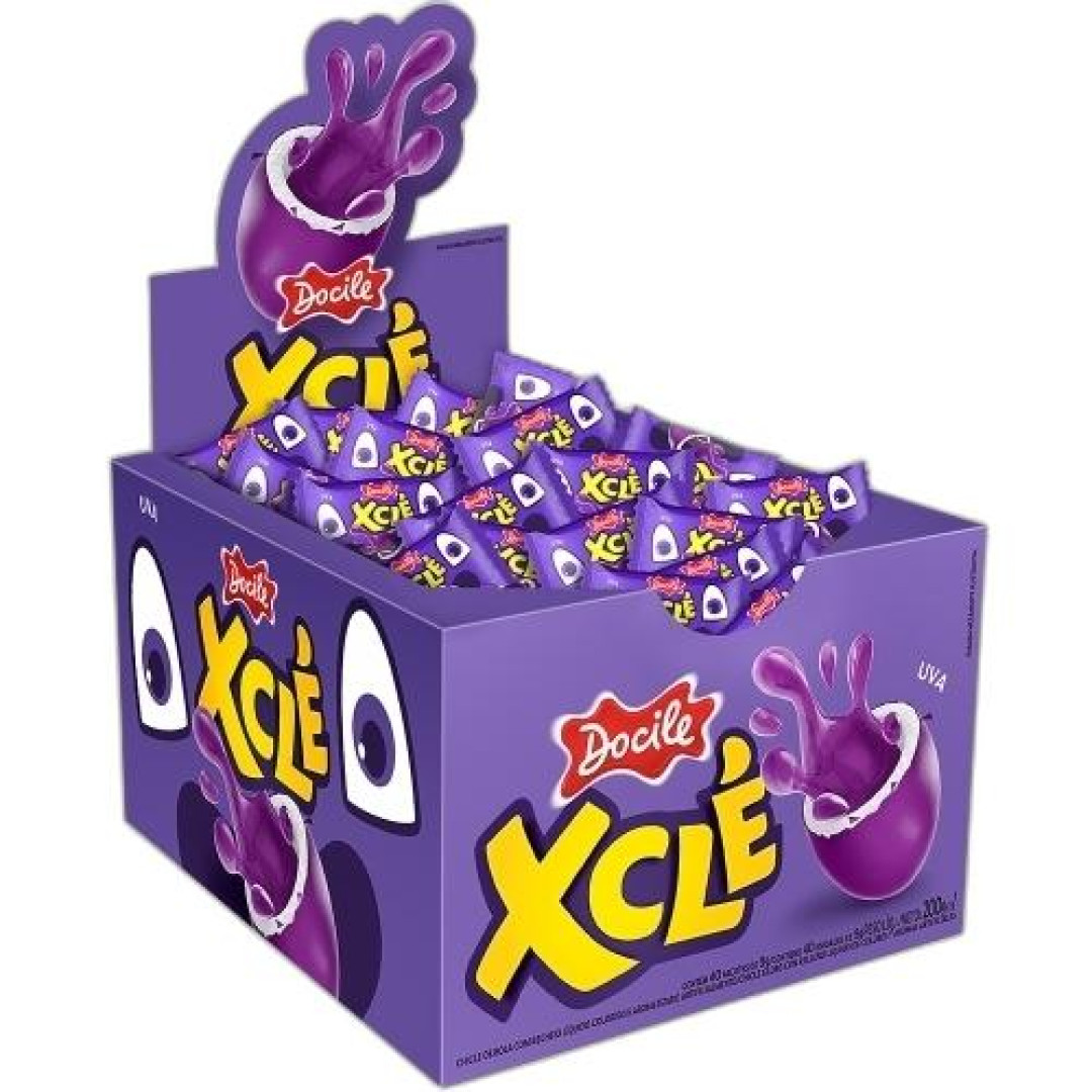 Detalhes do produto Chicle Xcle Dp 40Un Docile Uva