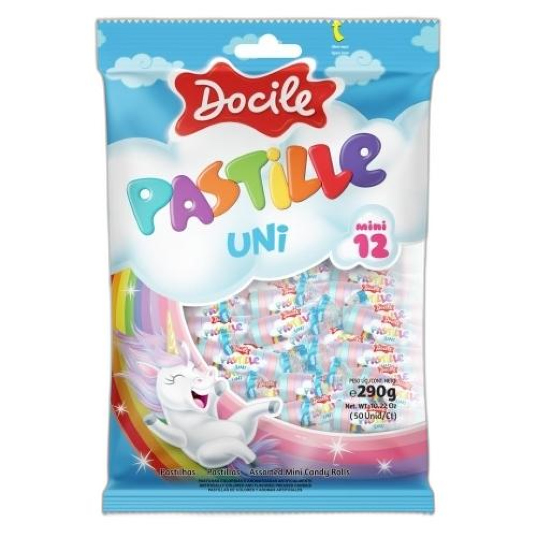 Detalhes do produto Past Pastille Pc 290Gr Unicornio Docile Tutti Frutti