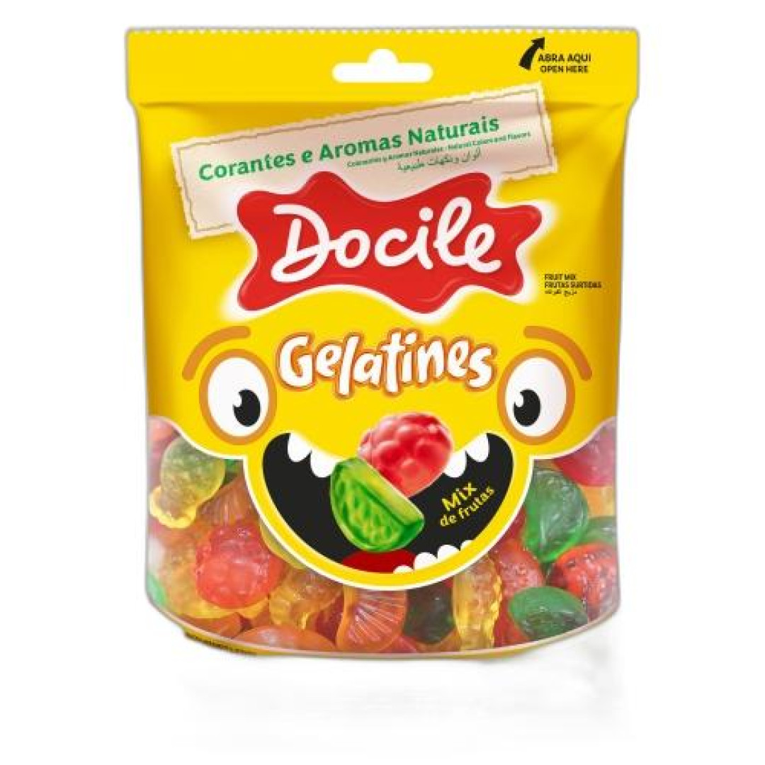 Detalhes do produto Bala Gel Mix Frutas 70Gr Docile Sortido