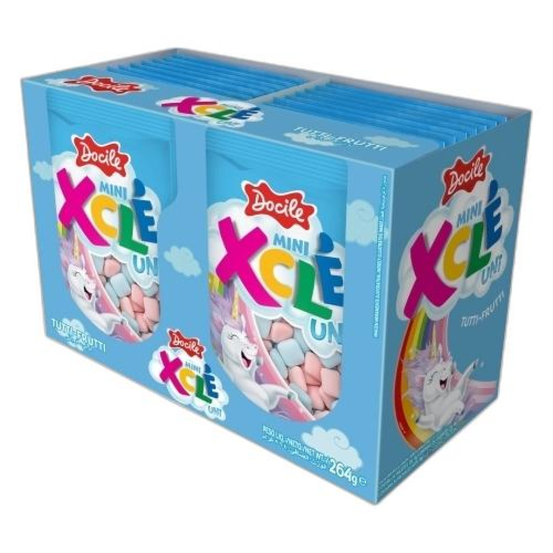 Detalhes do produto Chicle Xcle Uni Dp 40Un Docile Tutti Frutti