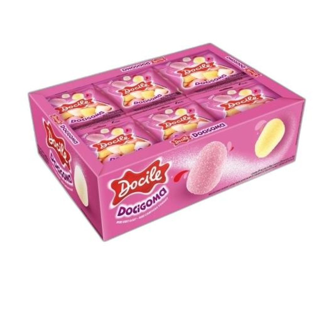 Detalhes do produto Goma Docigoma Gurt Dp 24X18Gr Docile Iogurte