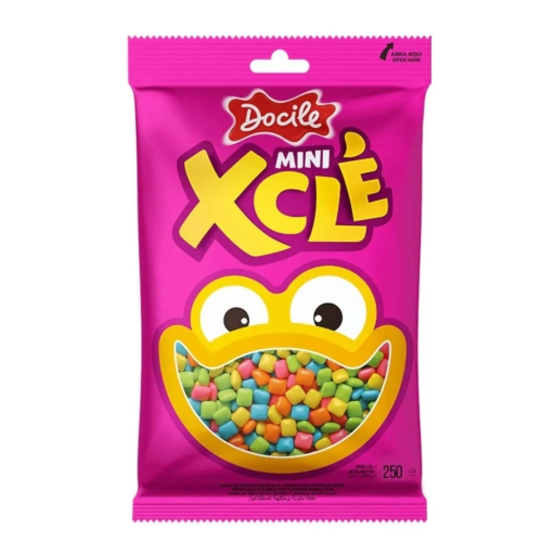 Detalhes do produto Chicle Mini Xcle Pc 250G Docile Tutti Frutti