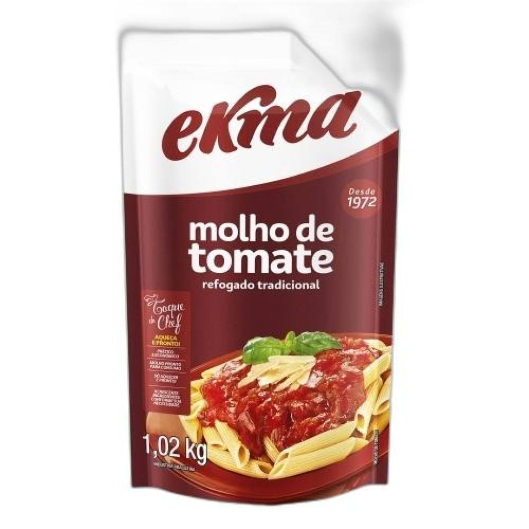 Detalhes do produto Molho Tomate Refogado 1,02Kg Ekma Tradicional