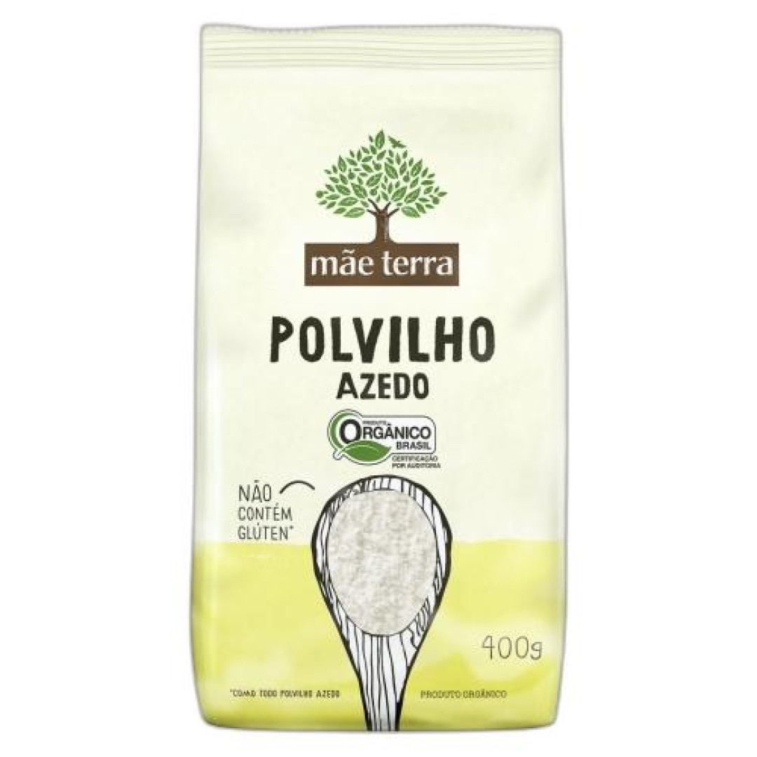 Detalhes do produto Polvilho Azedo 400Gr Mae Terra .