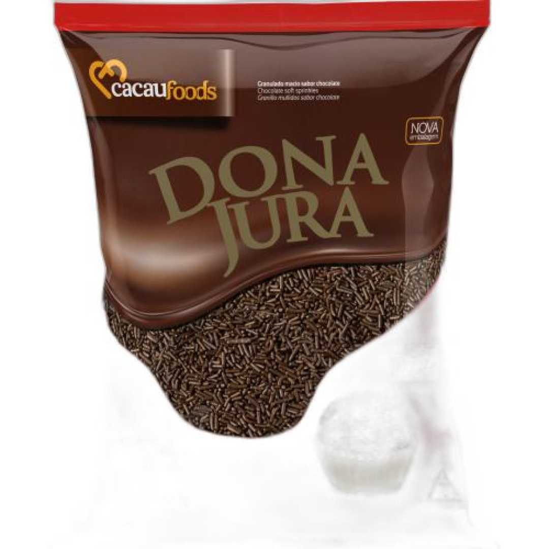 Detalhes do produto Choc Granulado Macio 500Gr Dona Jura Chocolate