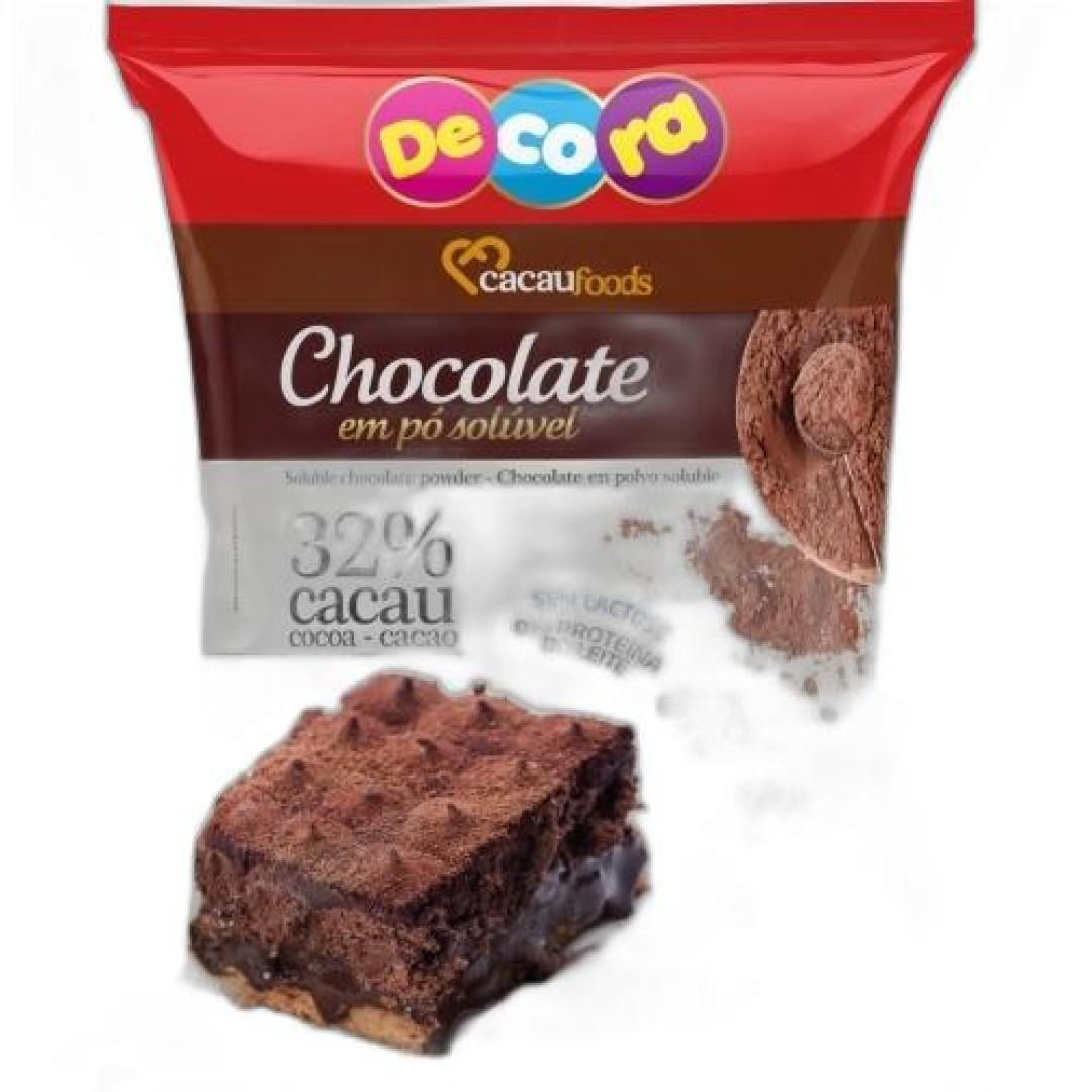 Detalhes do produto Choc Po 32% Cacau 1,005 Kg Decora .