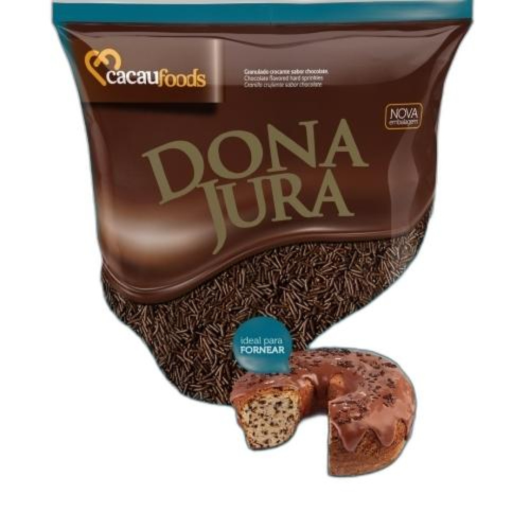 Detalhes do produto Choc Granulado Croc 1,005Kg Dona Jura Chocolate