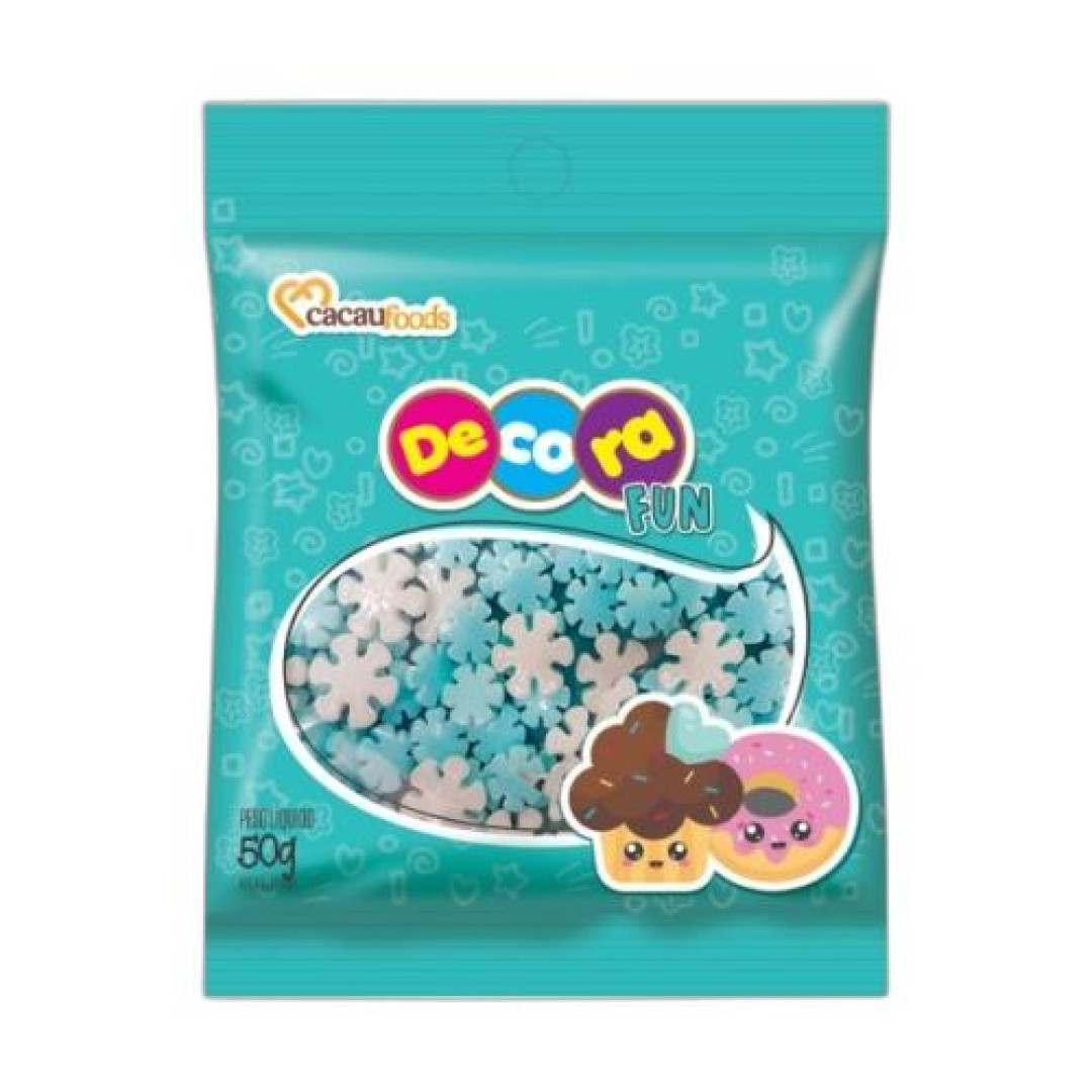 Detalhes do produto Confeito Decora Fun Snow 50G Cacau       .
