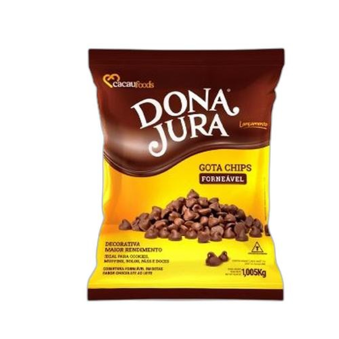 Detalhes do produto Cobert Gotas Chips Forneavel 1,005K Dona Chocolate