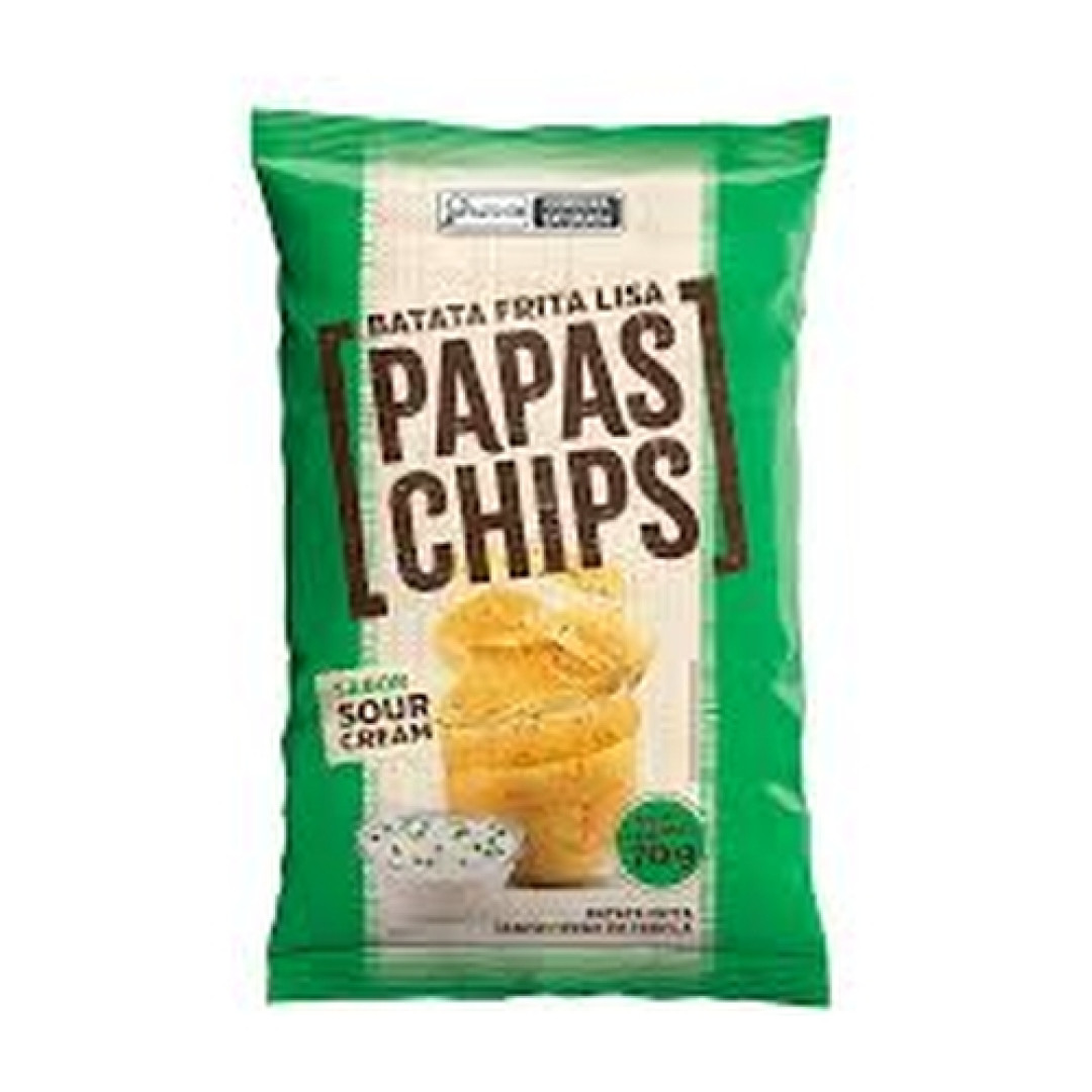 Detalhes do produto Batata Papas Chips 40Gr Milho De Ouro Sour Cream