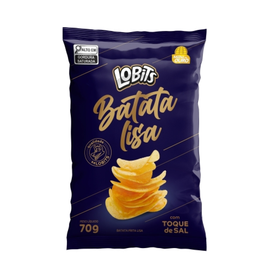 Detalhes do produto Batata Lisa Lobits 70Gr Milho Ouro Original
