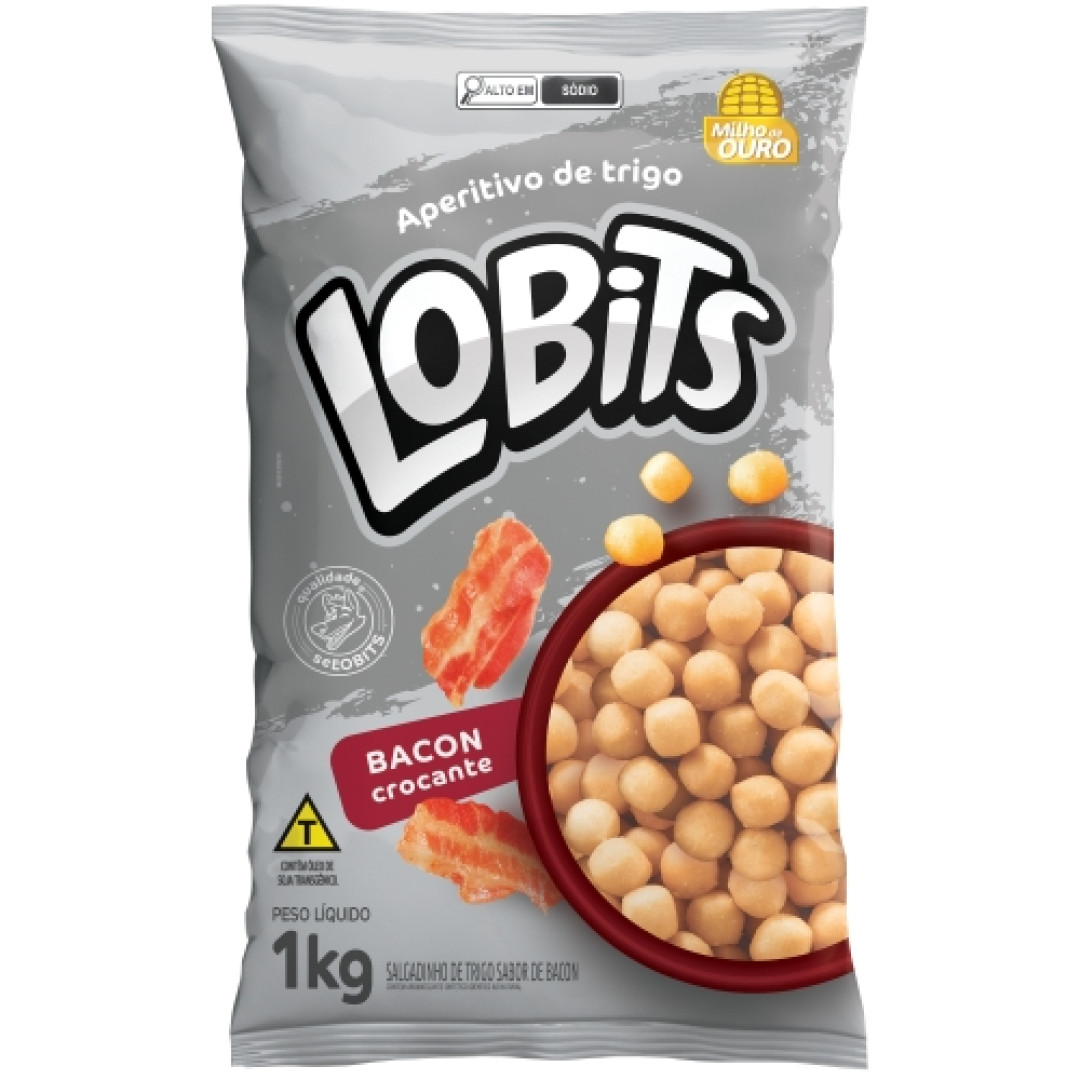 Detalhes do produto Salg Lobits 1Kg Milho De Ouro Bacon