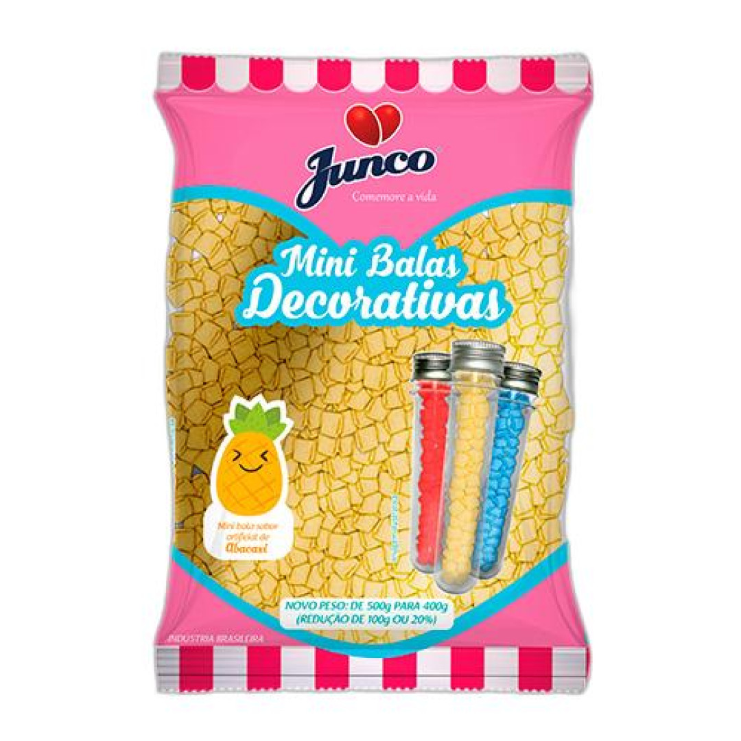 Detalhes do produto X Bala Mini Decorativa 400Gr Junco Abacaxi