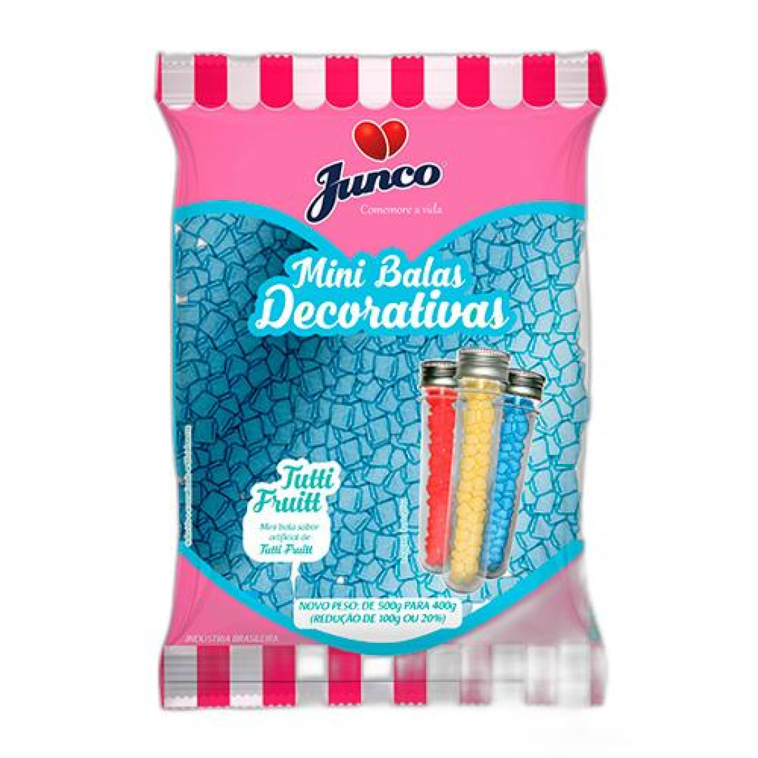 Detalhes do produto X Bala Mini Decorativa 400Gr Junco Tutti Frutti