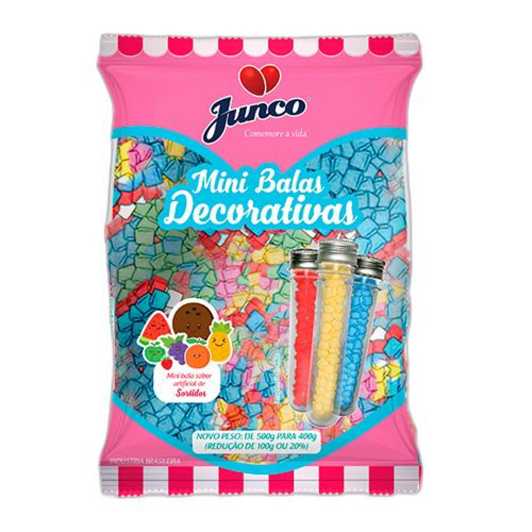 Detalhes do produto X Bala Mini Decorativa 400Gr Junco Sortidos