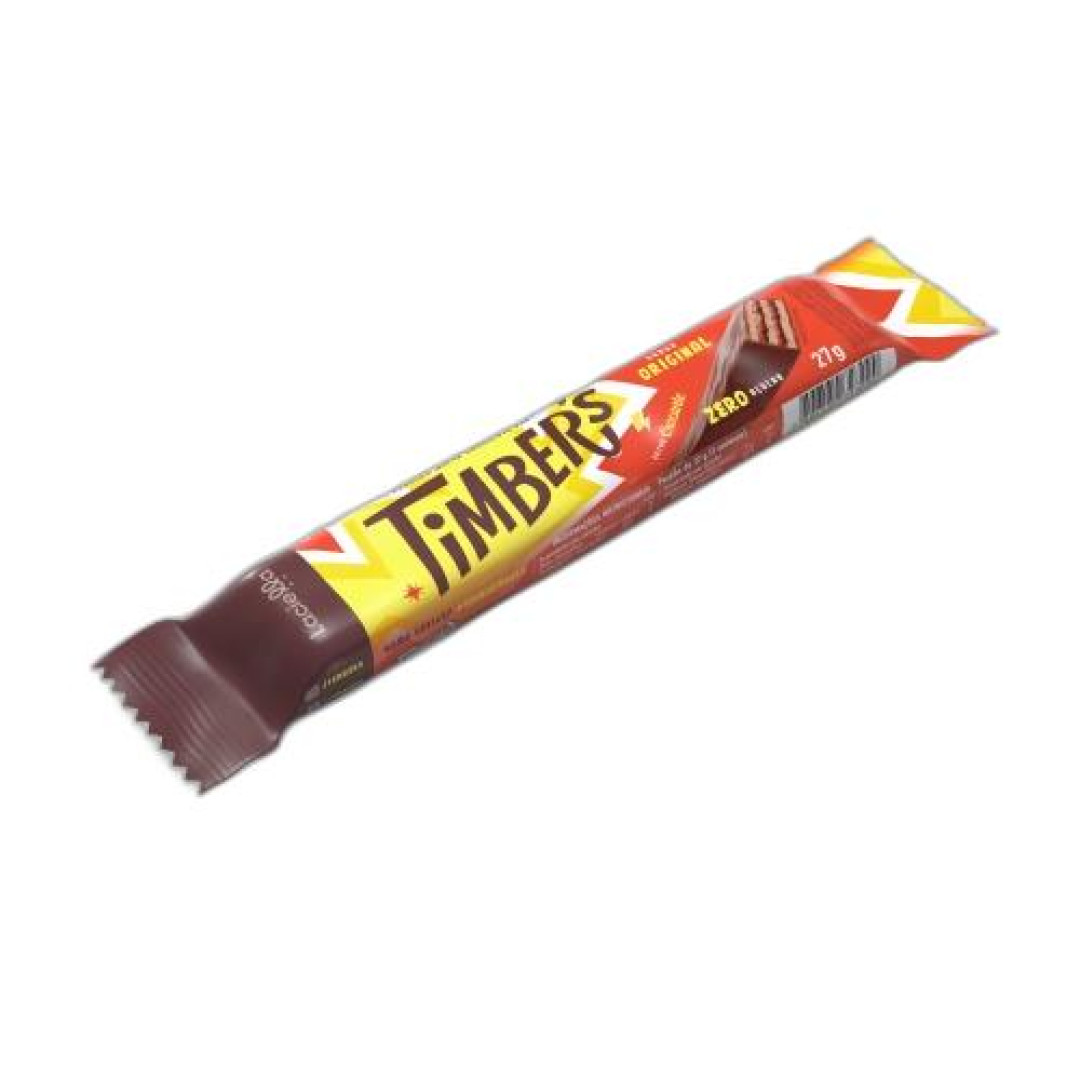 Detalhes do produto Choc Wafer Timbers Zero 12X27Gr Dum Dum Choc.leite