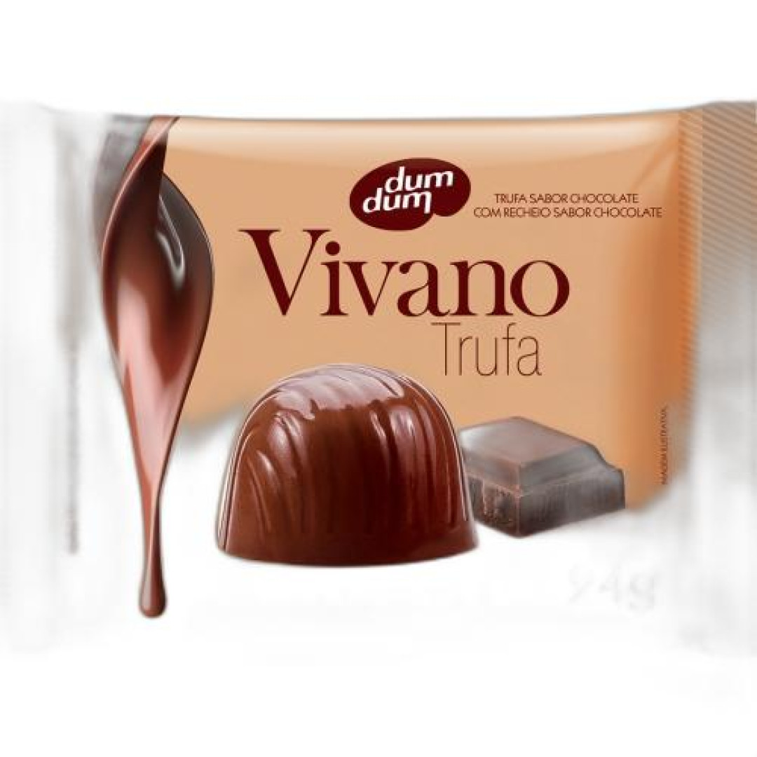 Detalhes do produto Trufa Vivano 12X24Gr Dum Dum Tradicional