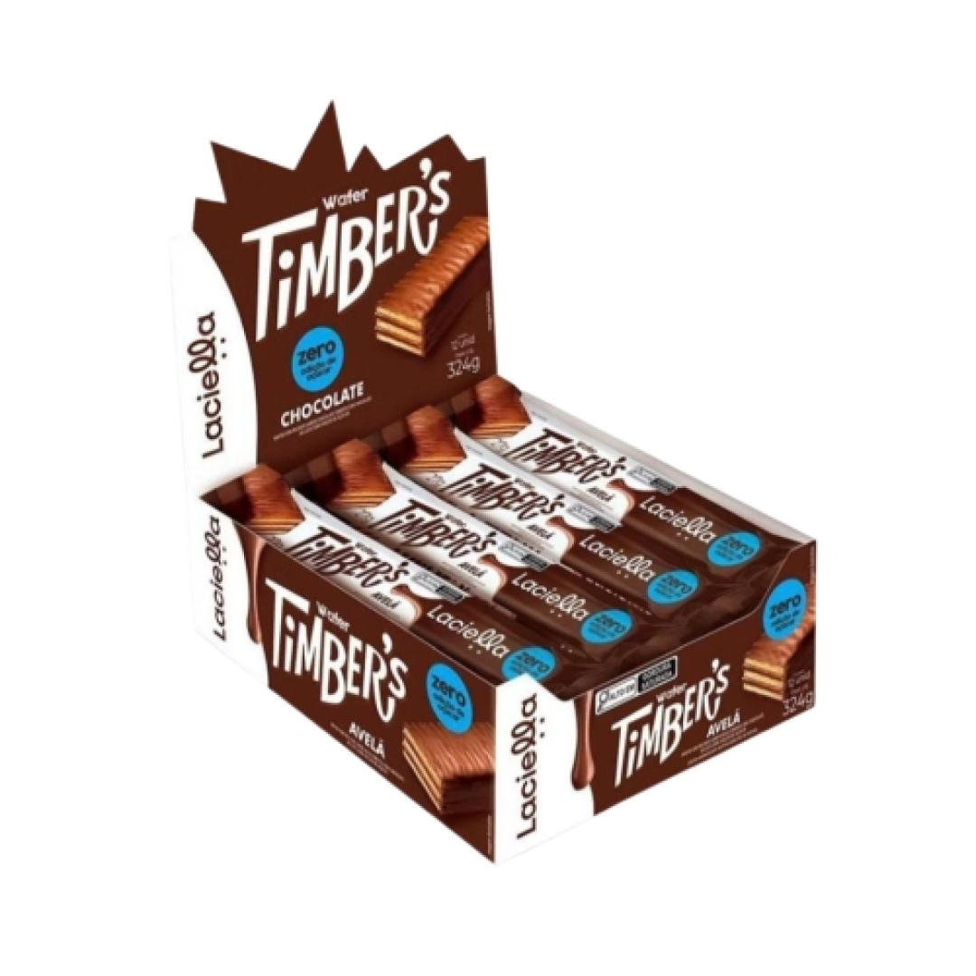 Detalhes do produto Choc Wafer Timber Zero12X27Gr Dum Dum Avela