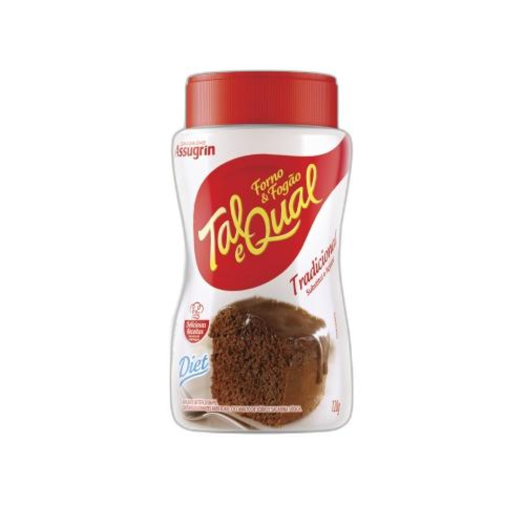 Detalhes do produto Adocante Po Tal&qual Diet 120Gr Agtal Tradicional