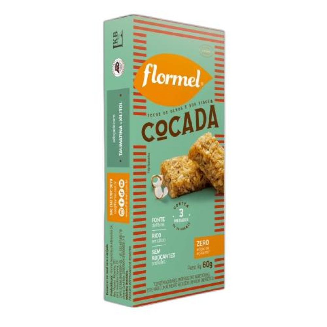 Detalhes do produto Cocada Zero Dp 03X20Gr Flormel .