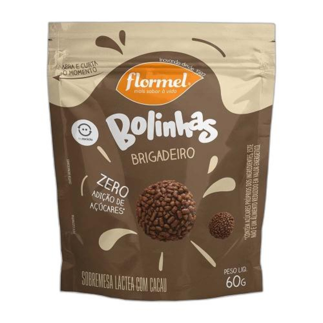 Detalhes do produto Brigadeiro Bolinhas 60Gr Flormel  .