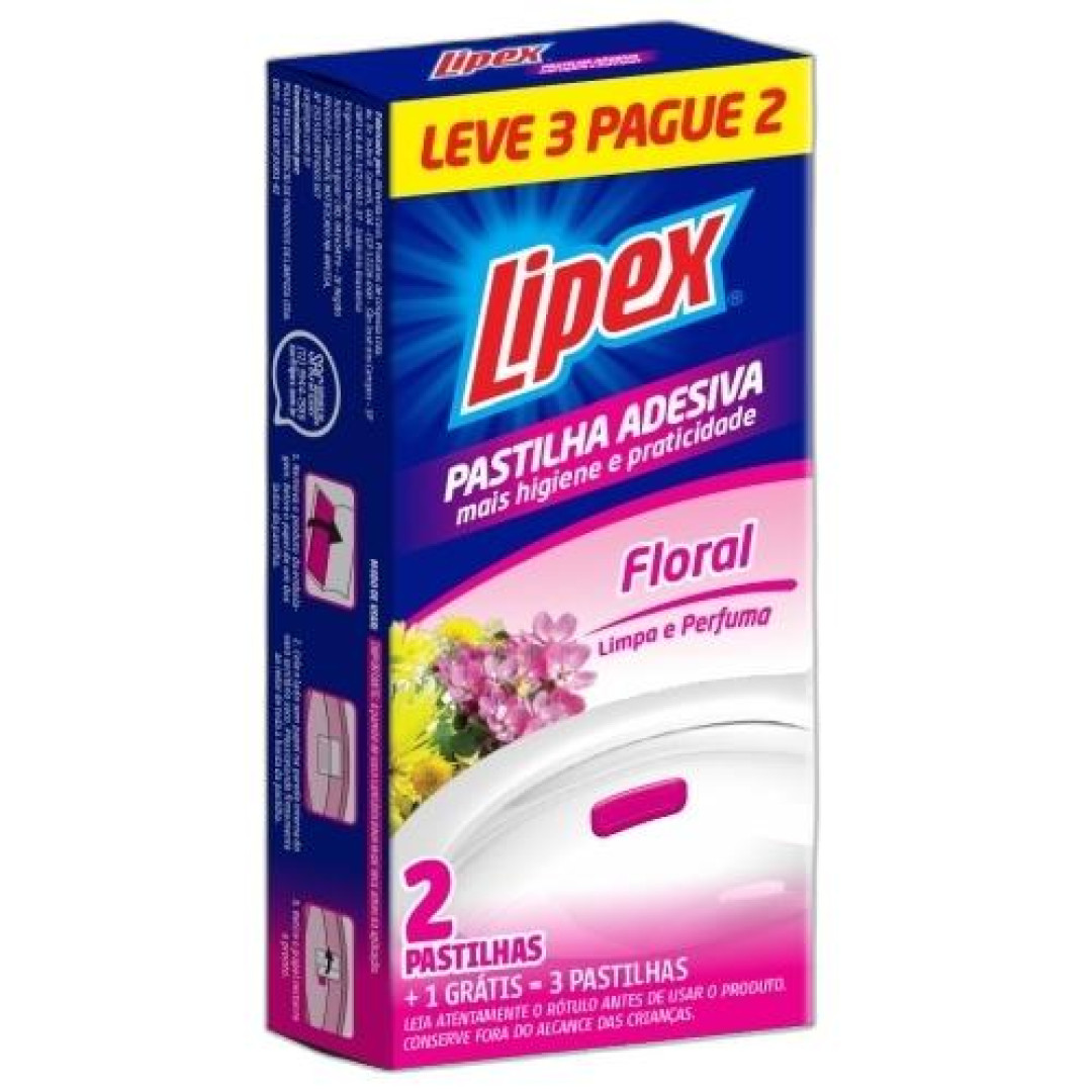 Detalhes do produto Past Sanit Adesiva L3P2 Lipex Floral