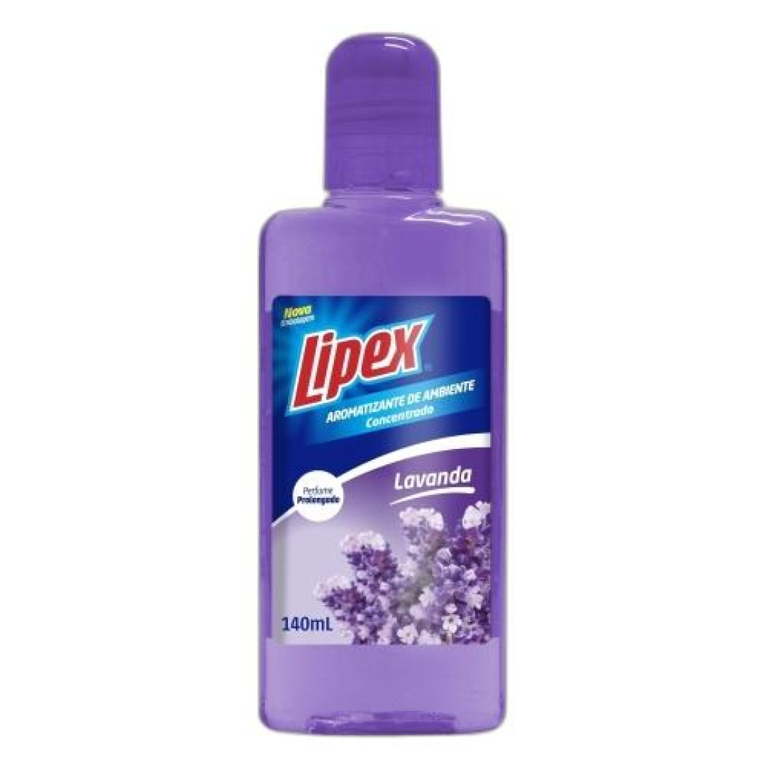 Detalhes do produto Aromatizante Ambiente 140Ml Lipex Lavanda