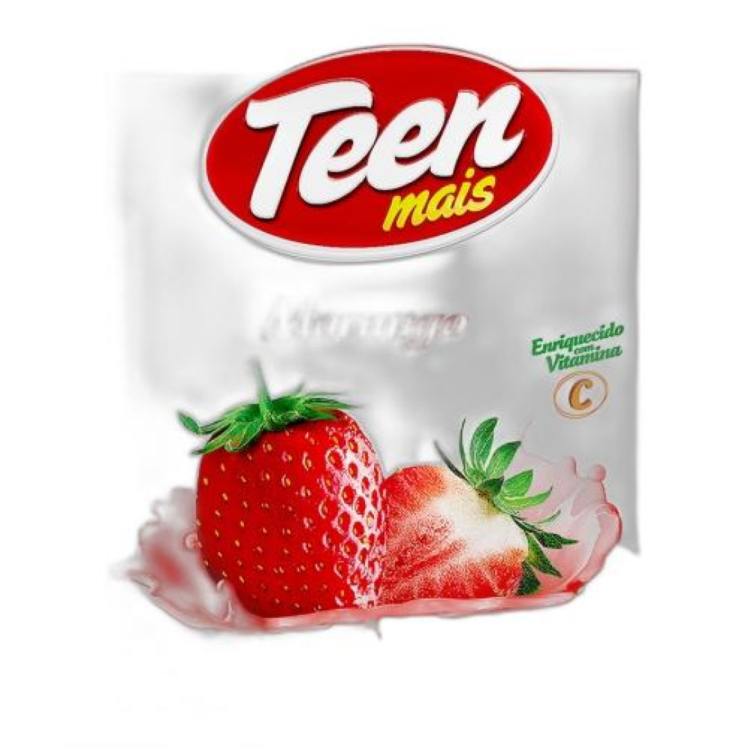 Detalhes do produto Refrc Po Teen Mais 20Gr Brassuco Morango