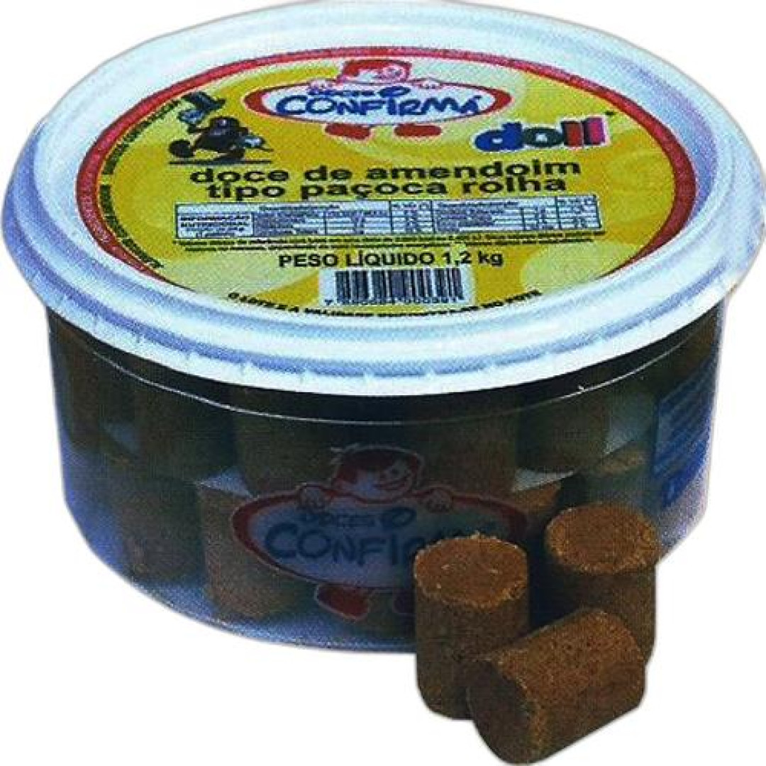 Detalhes do produto Pacoca Rolha Pt 50X24Gr Confirma Amendoim