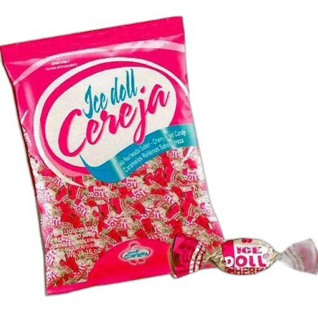 Detalhes do produto Bala Dura Rech Ice Doll 600Gr Confirma Cereja