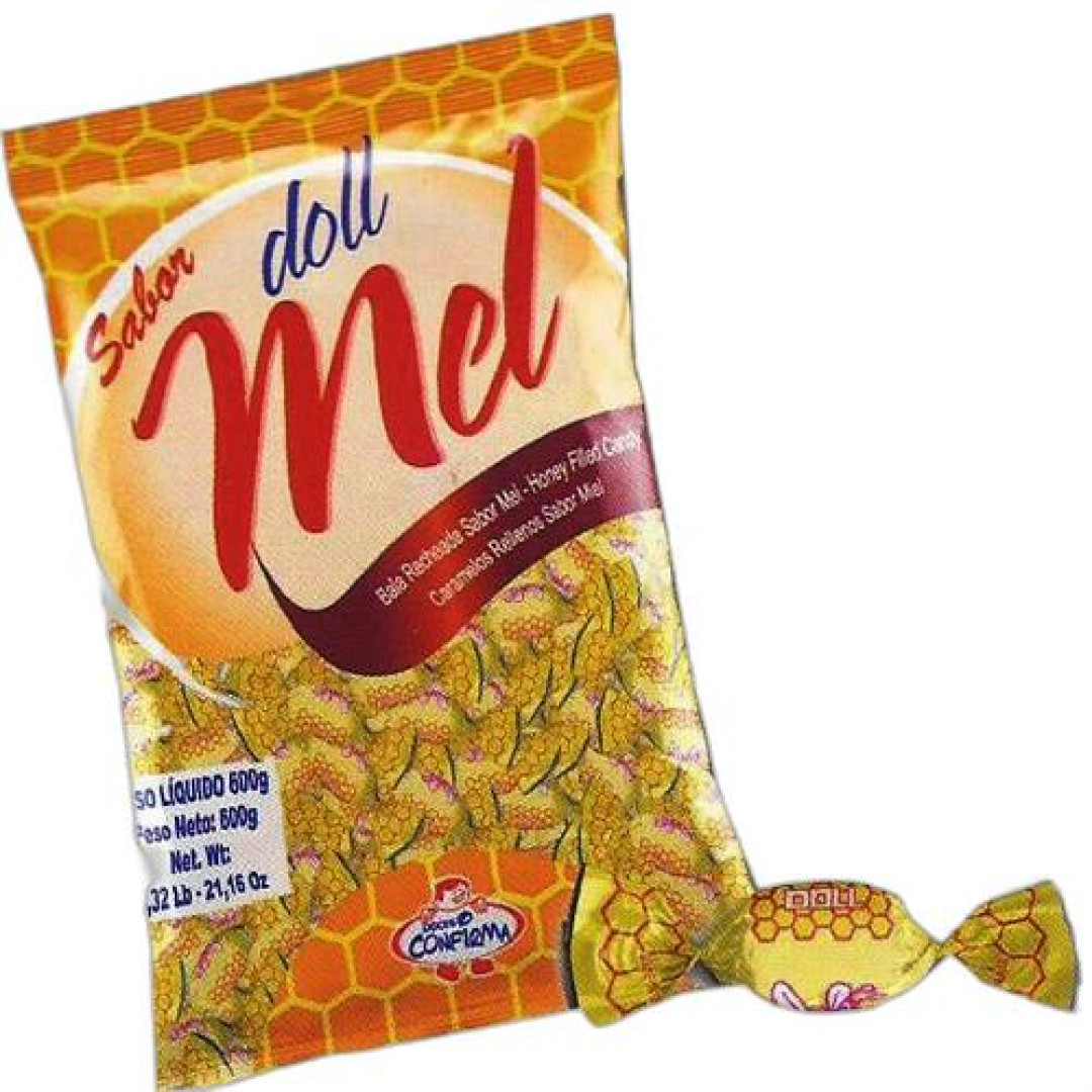 Detalhes do produto Bala Dura Rech Bebi Doll 600Gr Confirma Mel