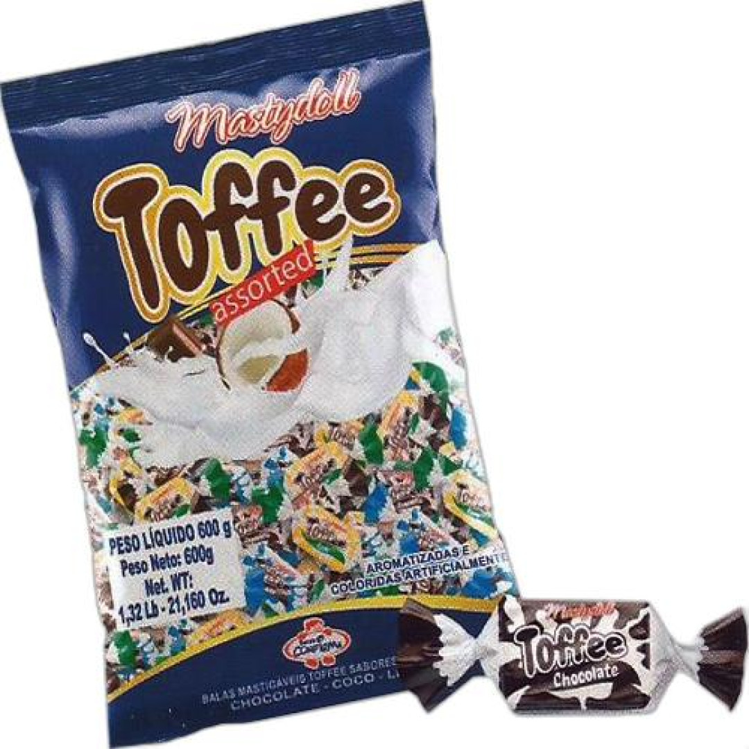 Detalhes do produto Bala Mast Mastydoll Pc 600Gr Confirma Toffee
