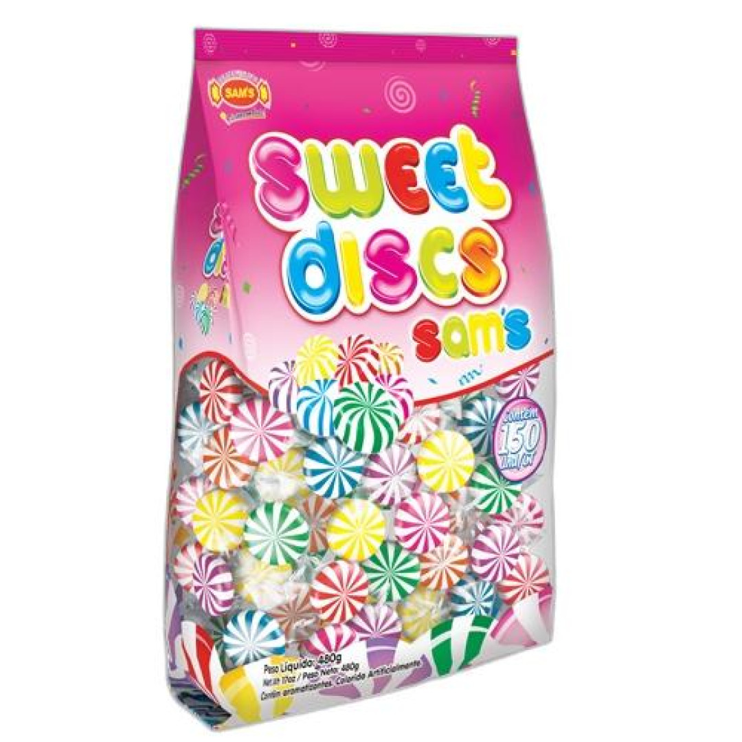 Detalhes do produto Bala Sweet Discs 480Gr Sams Sortidos