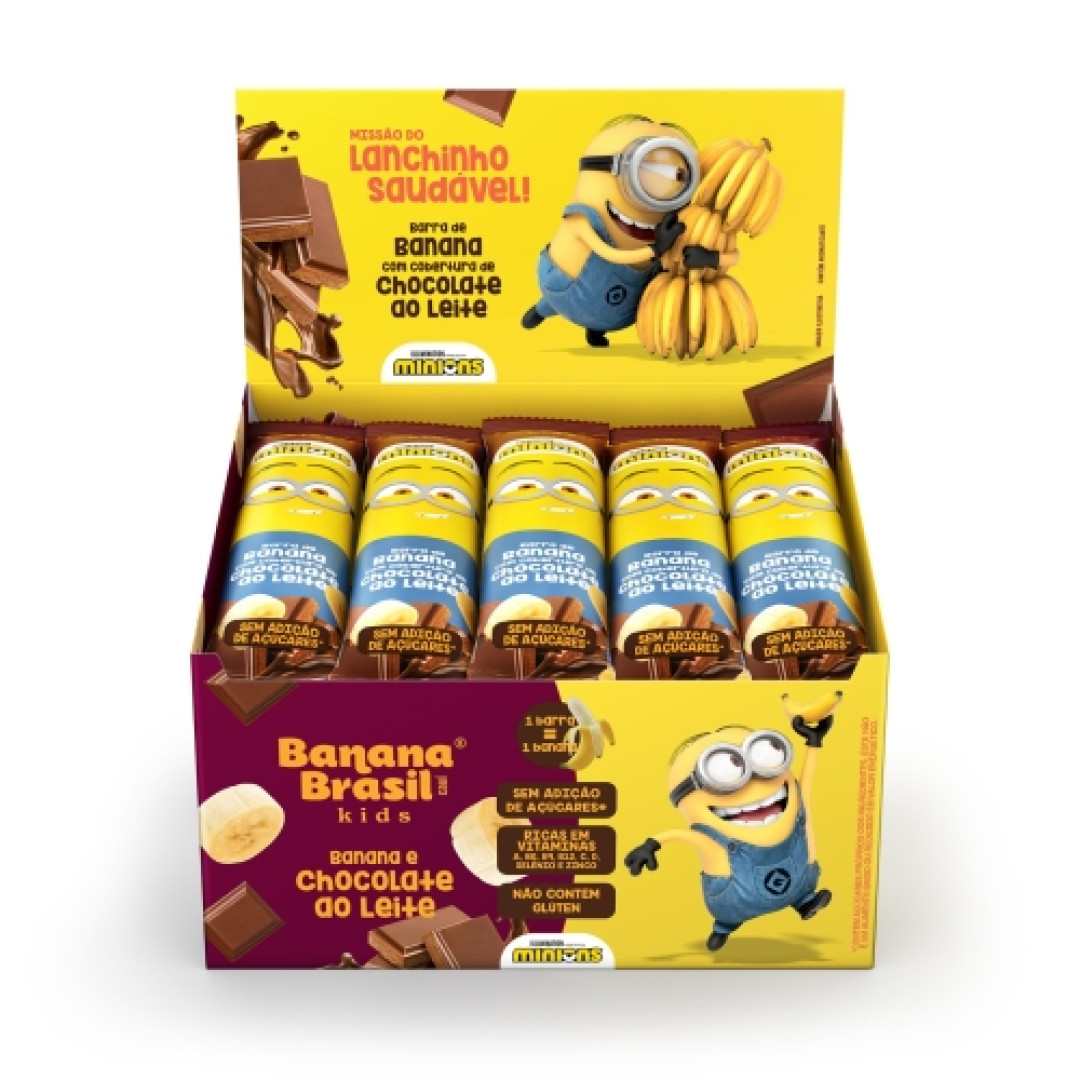 Detalhes do produto Barra Frutas Kids 22Gr Banana Brasil Banana.choc