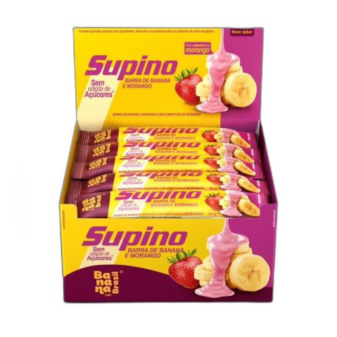 Detalhes do produto Barra Cob Supino Zero 24Gr Banana Bra Banana.morango