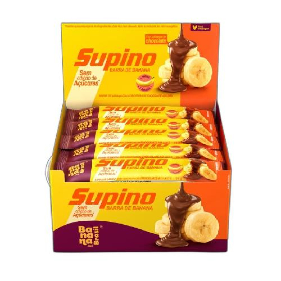 Detalhes do produto Barra Cob Supino Zero 24Gr Banana Bra Banana.choc