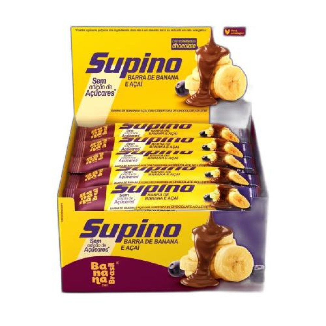 Detalhes do produto Barra Cob Supino Zero 24Gr Banana Bra Banana.acai