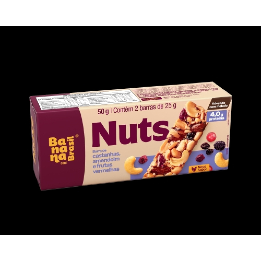 Detalhes do produto Barra De Castanhas Nuts 2X25Gr Banana B Amend.fr Verm