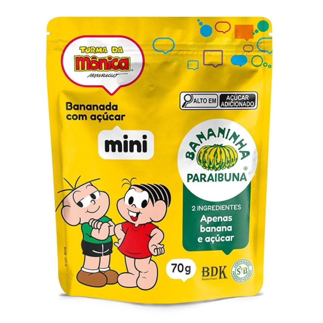 Detalhes do produto Bananinha Turma Monica 70Gr Paraibuna .
