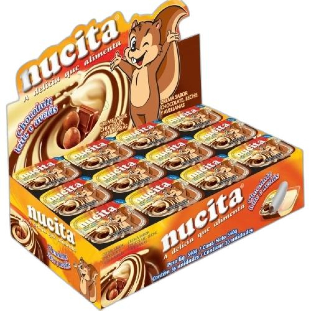 Detalhes do produto Creme Bicolor 36X15Gr Nucita Choc.leite.avel