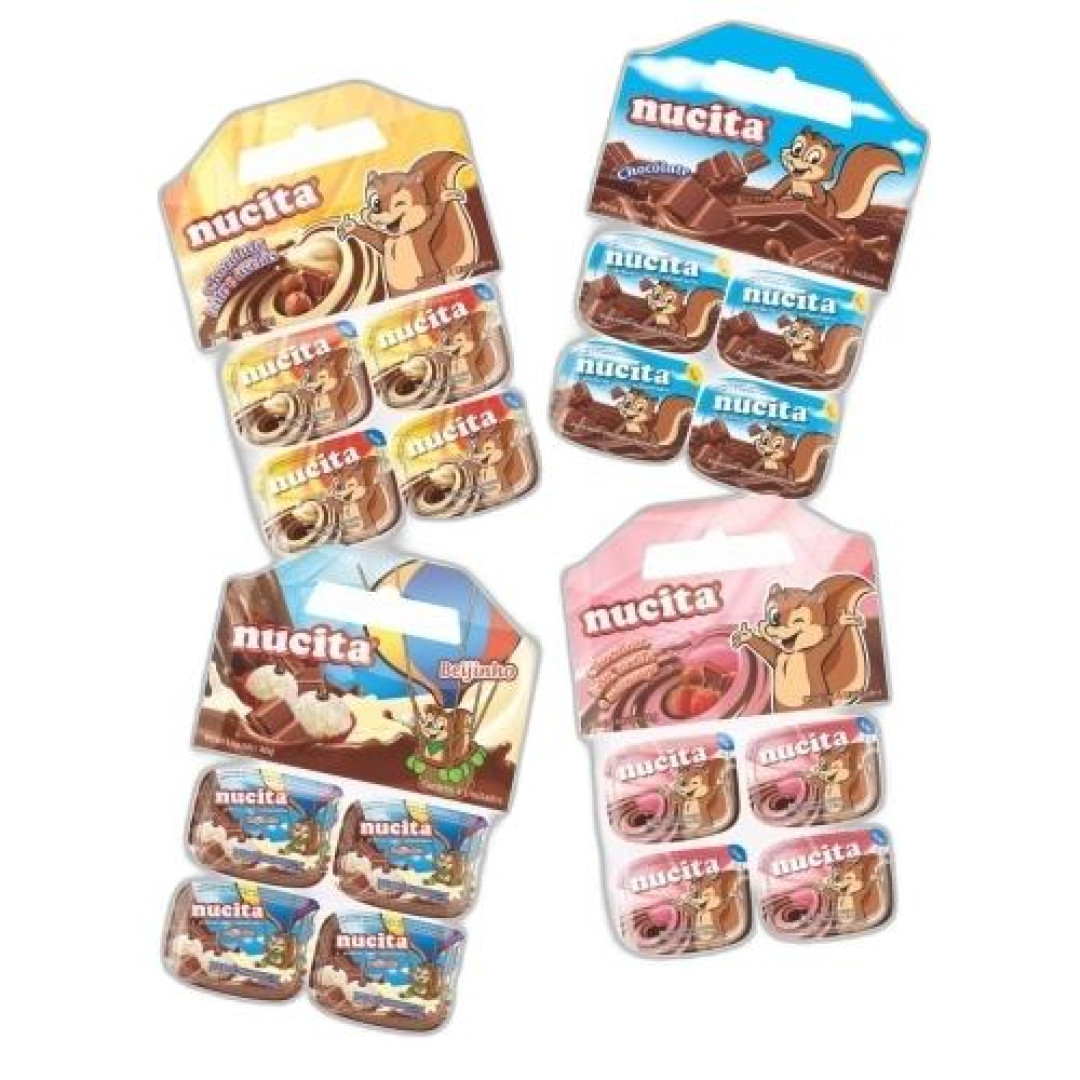 Detalhes do produto Creme 04X10Gr Nucita Choc.morango