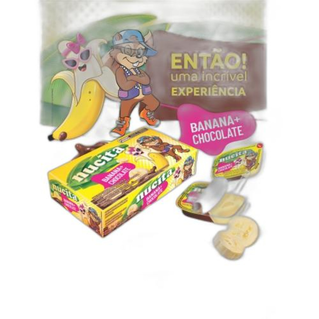 Detalhes do produto Creme 48X10Gr Nucita Choc Banana