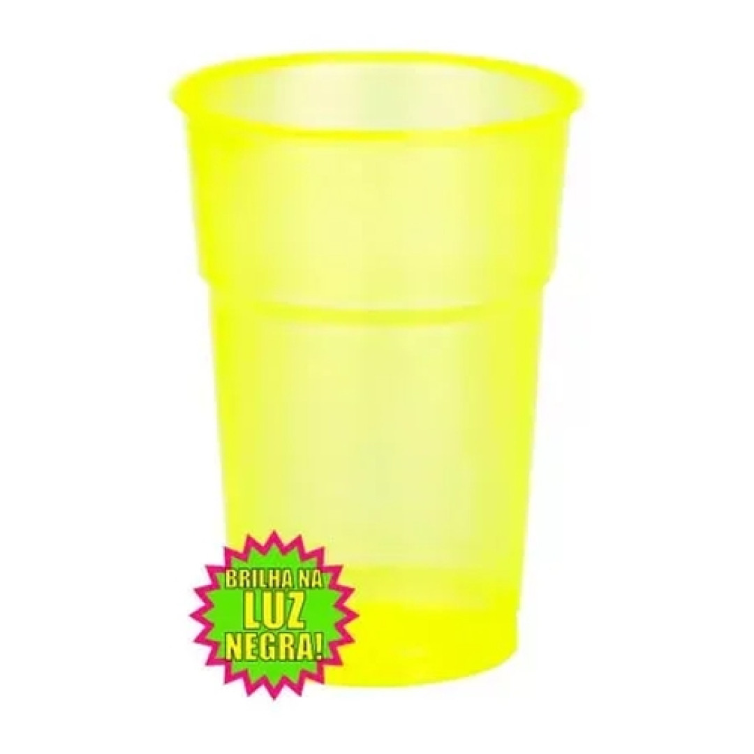 Detalhes do produto X Copo Gold Neon 300Ml 50Un Copaza Amarelo