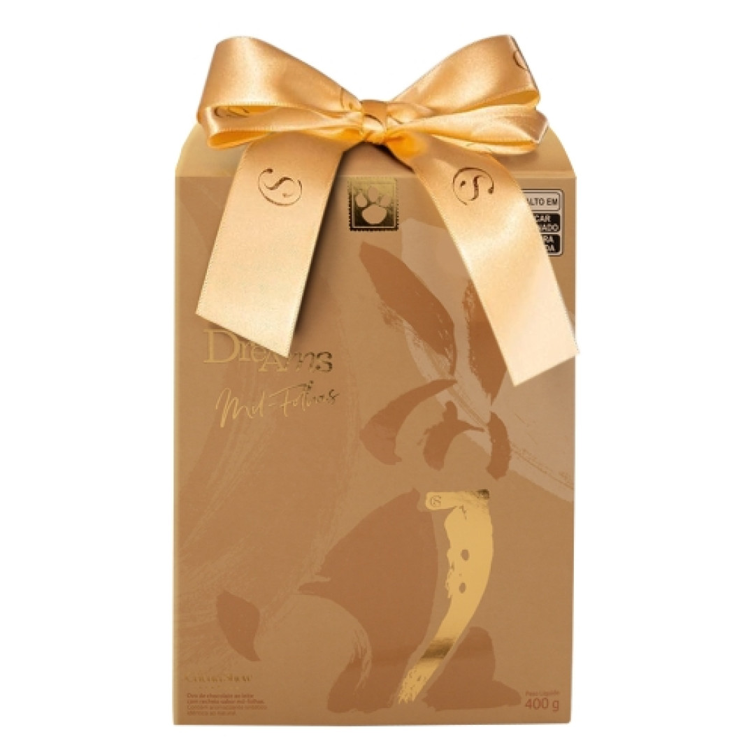 Detalhes do produto Ovo Pascoa Dreams Mil Folhas 400Gr Cacau Ao Leite