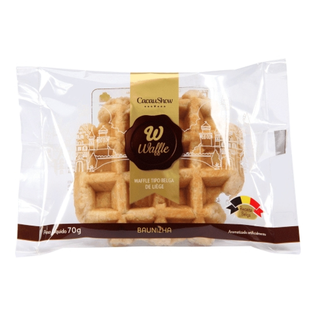 Detalhes do produto Bisc Waffle Belga 70Gr Cacau Show Baunilha