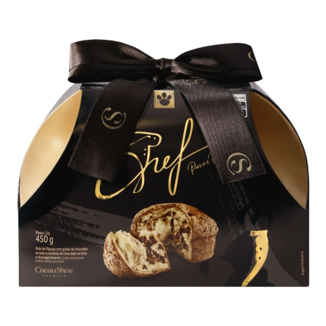 Detalhes do produto Bolo Pascoa 450Gr Cacau Show Choc.choc Bco