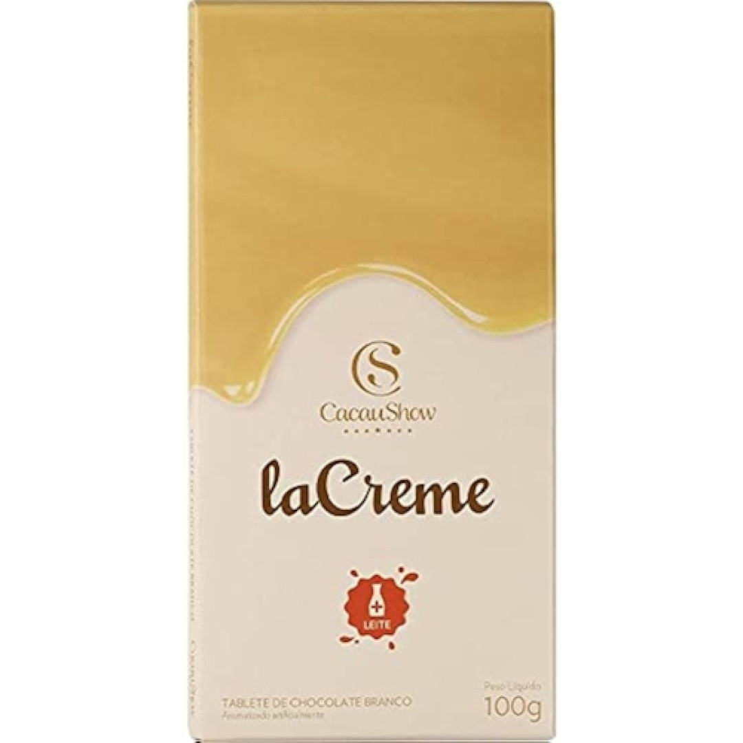 Detalhes do produto Choc Lacreme 100Gr Cacau Show Choc Bco