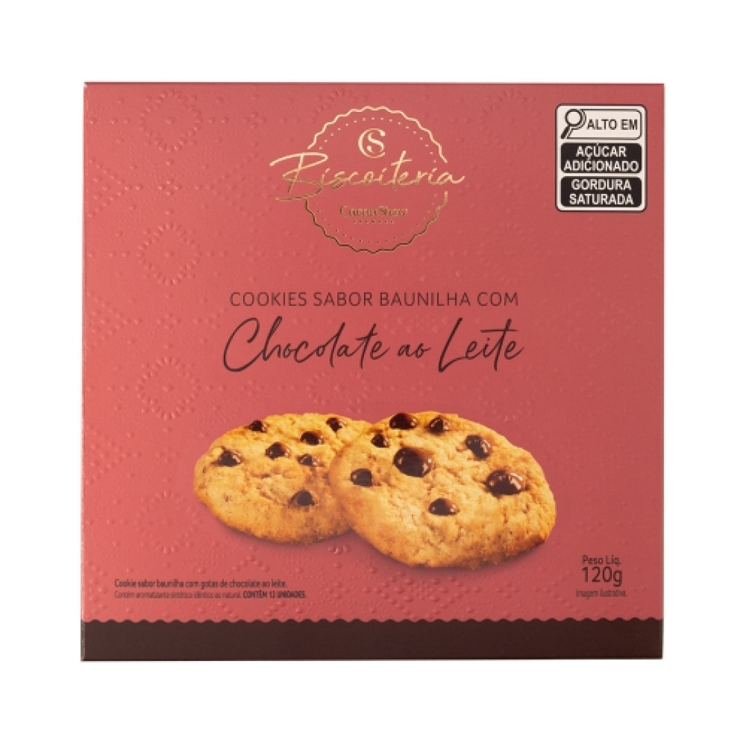 Detalhes do produto Bisc Cookies 120Gr Cacau Show  Gotas Choc