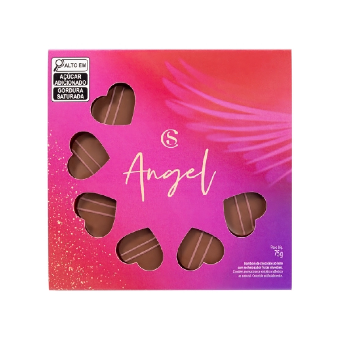 Detalhes do produto Cx De Bombons Angel 75Gr Cacau Show Chocolate